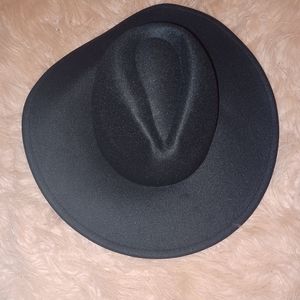 Black boho goth hat